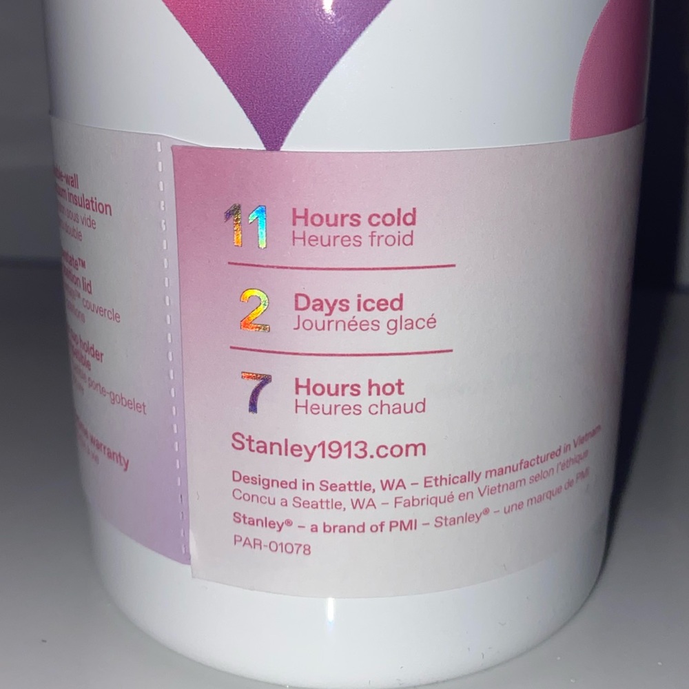 Stanley - 2026 Valentine’s Day 40oz Flowstate Tumbler (Limited) NEW + Bonus - Picture 10 of 15